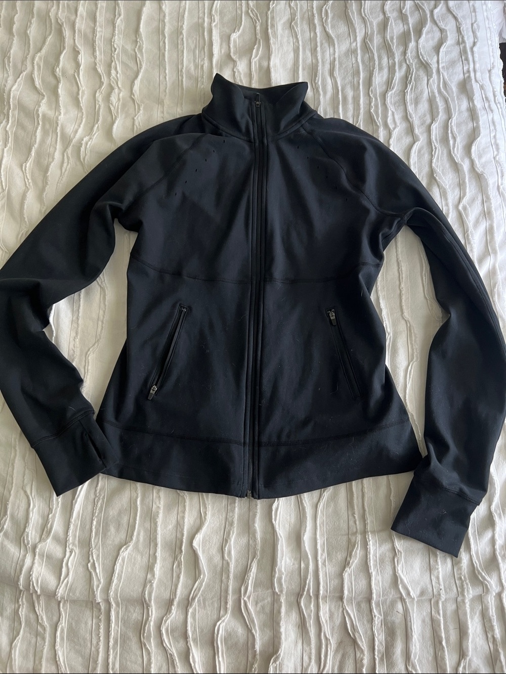 Zella Black Women’s Full-Zip Athletic Jacket